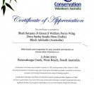 Certificate of Appriciatation For Tree Plantation