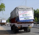 Relief Material by Dera Heading towards Flood Affected Areas, Khanpur